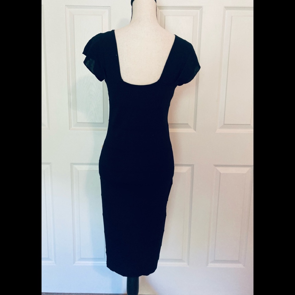 Black knit dress by Max Studio size Large